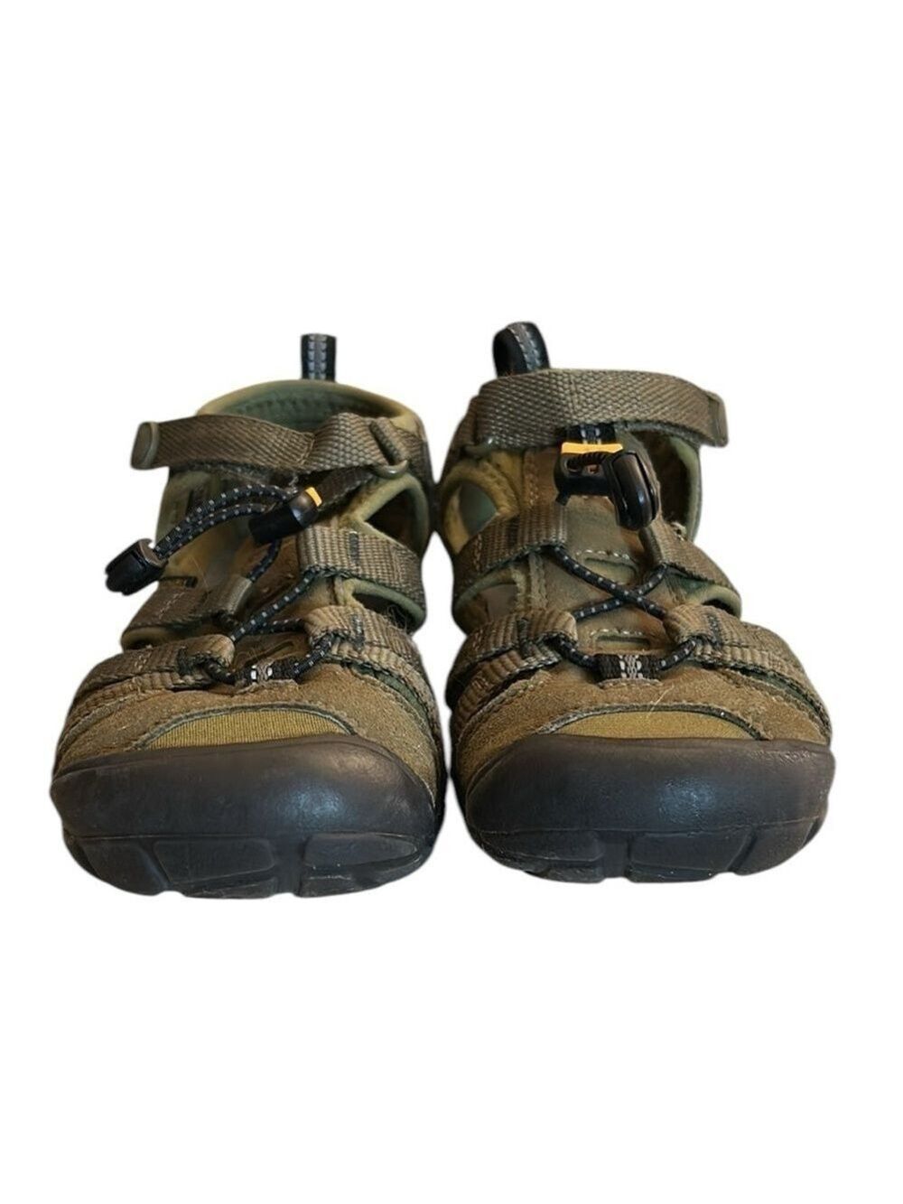 KEEN Seacamp II CNX Kids Green Closed Toe Washable Sandals Shoes Size 13 - Picture 6 of 10